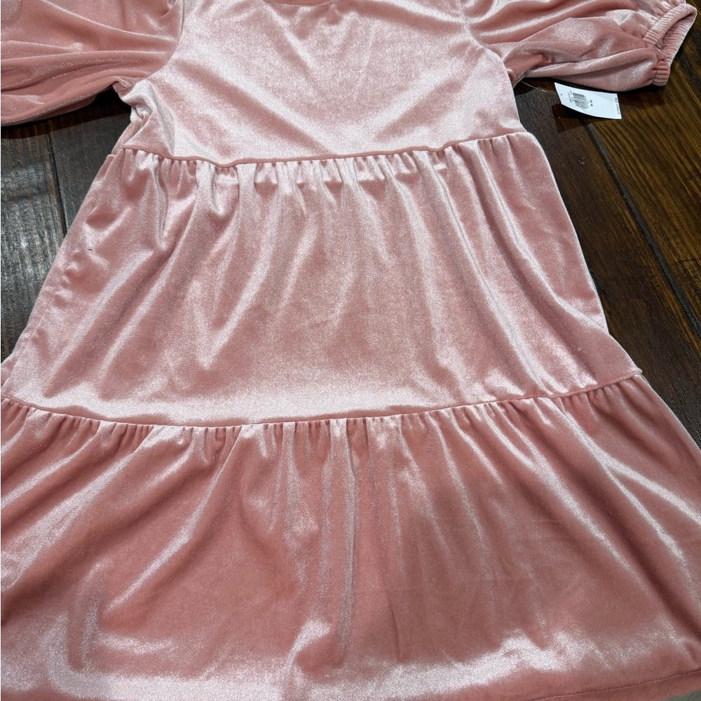 Old Navy Girls Blush Velvet Dress